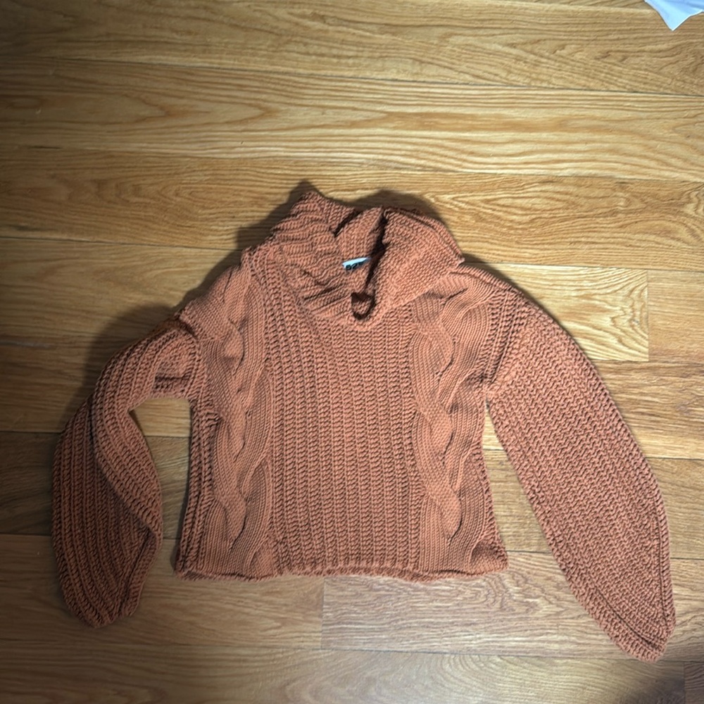 525 Rust Orange Sweater